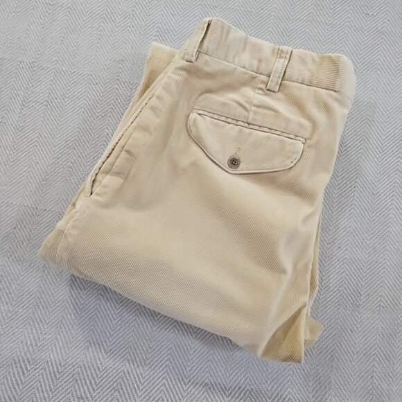 VTG 90s Polo Golf Ralph Lauren Mens 36x30 Corduroy Fairway Pants Pleated Cords - Picture 16 of 16